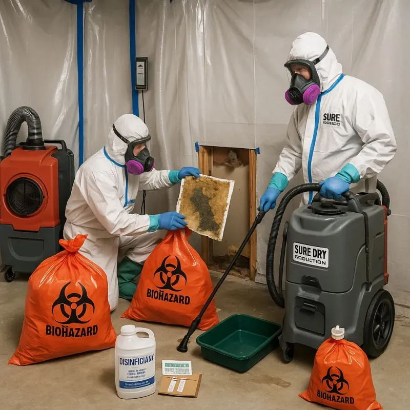 Contaminated Water Handling Protocols process in Windemere, TX